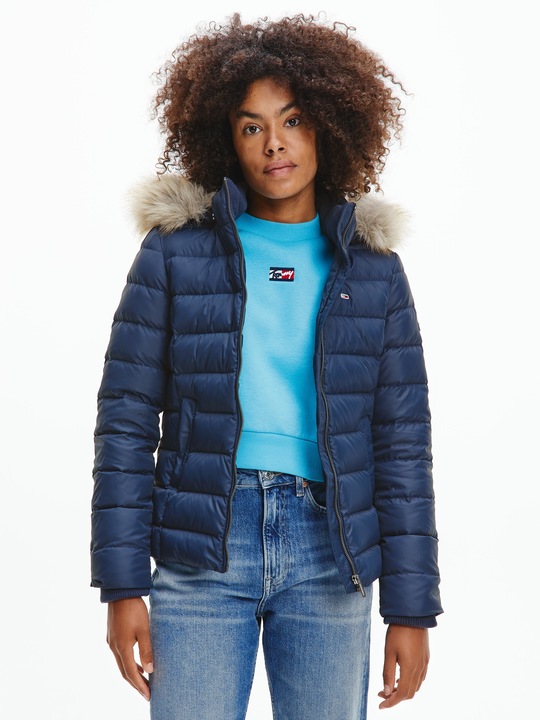 Produktbild Tommy Hilfiger Tommy Jeans Basic Hooded Down Jacket - 60493 (XS)