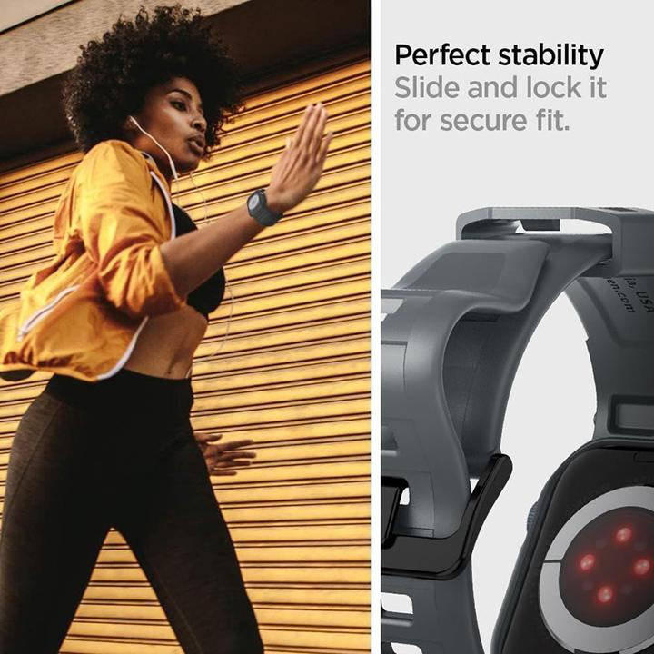 Produktbild Spigen Apple Watch 9/SE RugArm Pro DkGr