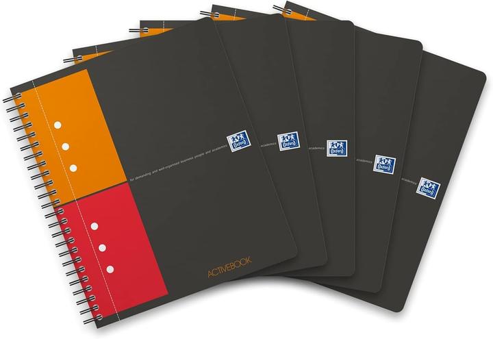 Actual product image Oxford College notebook International Activebook (Checked)