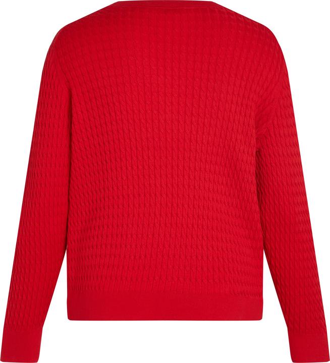 Image du produit Tommy Hilfiger Pull col roulé à manches longues en maille câblée (48)