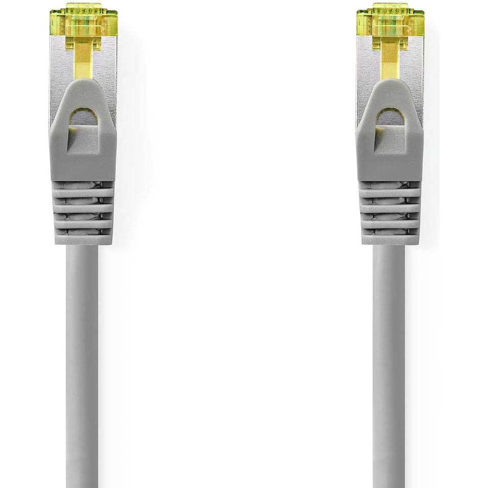 Nedis CAT7-Netzwerkkabel S/FTP RJ45 Stecker RJ45 Stecker 0.25 m Snagless Rund LSZH G (S/FTP, CAT7, 0.25 m), Netzwerkkabe...