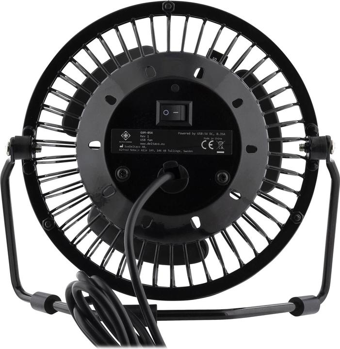 Image du produit Deltaco Ventilateur de table (36 dB)