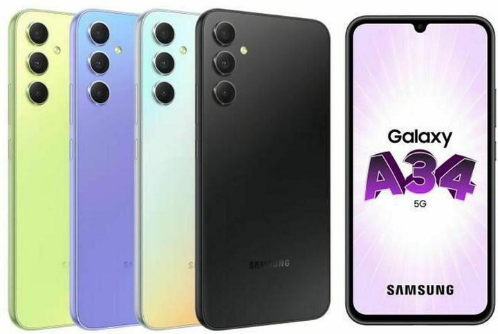 Produktbild Samsung Galaxy A34 5G (128 GB, Awesome Silver, 6.60", Dual SIM, 5G)