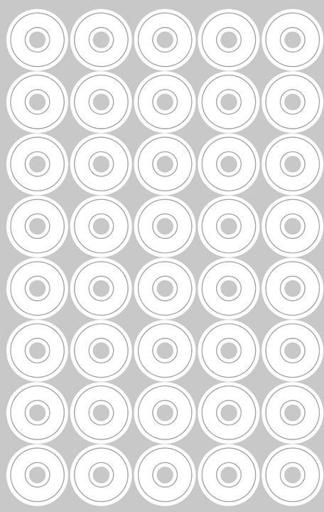 Actual product image Z-Design Hole reinforcement rings