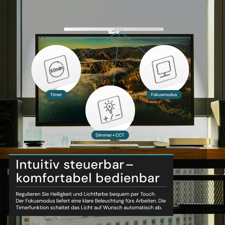 Image du produit Luxula Lampe LED pour moniteur