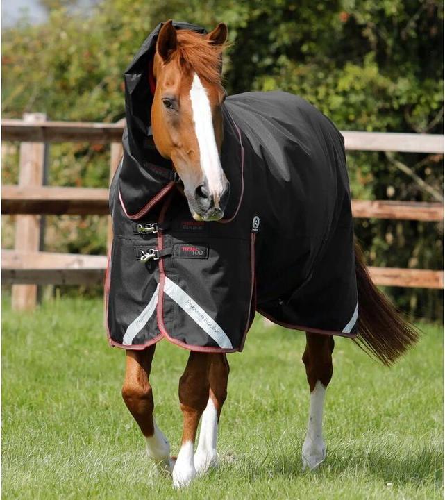 Produktbild Premier Equine outdoor-decke mit halsteil titan trio complete (183 cm)