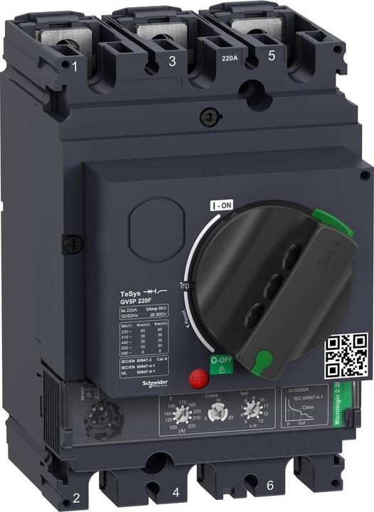 Actual product image Schneider Electric Motor protection switch, TeSys GV5, 3P, GV5P220F
