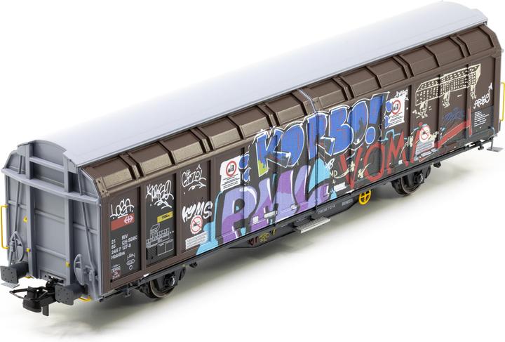 Lemke SBB 2-achsiger Schiebewandwagen Hbbillns Zukunft ist Luxus Ep. VI (Piste H0)