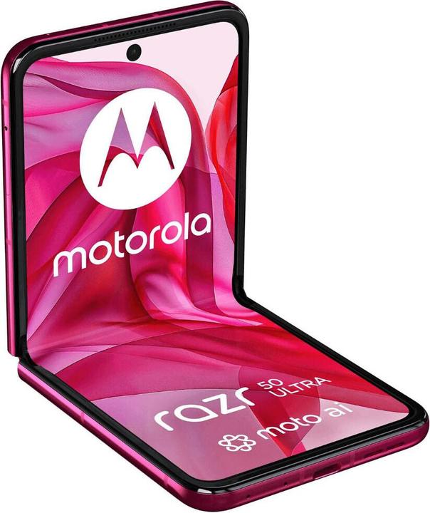 Immagine prodotto Motorola Razr 50 Ultra (512 GB, Rosa caldo, 6.90", SIM + eSIM, 5G)