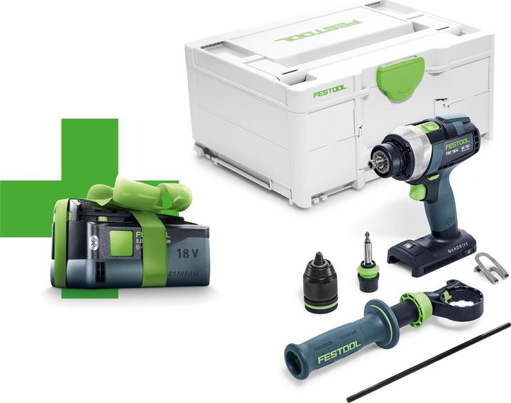Actual product image Festool QUADRIVE TDC 18/4 I-Basic cordless drill driver