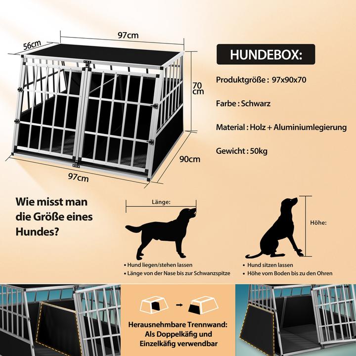 Image du produit Cadoca Chenil pour chiens (Chien, Fermeture de sécurité)