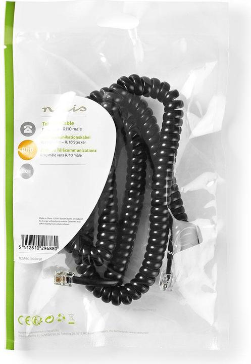 Produktbild Nedis RJ10-Kabel (RJ10-Stecker auf RJ10-Stecker)