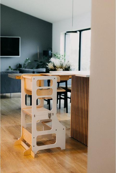 Image du produit Duck Woodworks klappbarer Lernturm und Hochstuhl