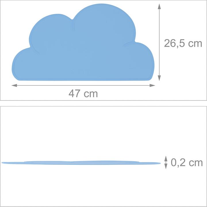 Image du produit Relaxdays Sets de table (1 pcs, 26.50 x 47 cm)