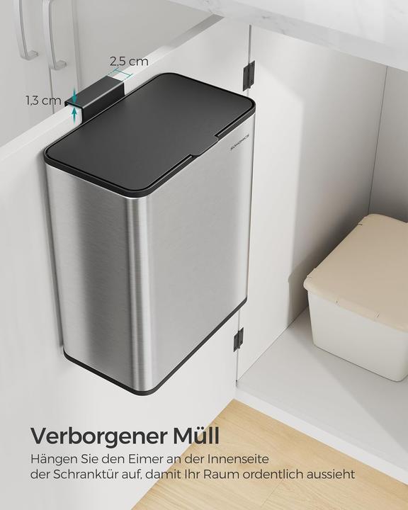 Produktbild Songmics Hängender Küchen-Komposteimer mit Deckel (8 l)