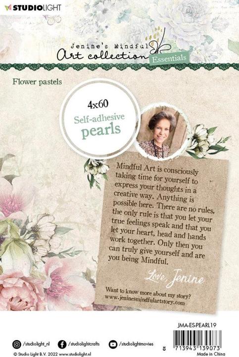 Image du produit Studio Light Perles autocollantes Pastels de fleurs 240 Pièce Essentials