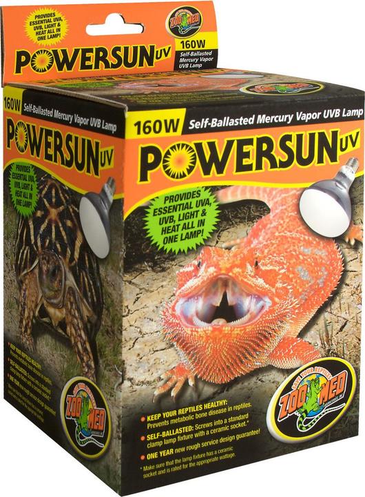 Actual product image Zoo Med PowerSun UV lamp 160W