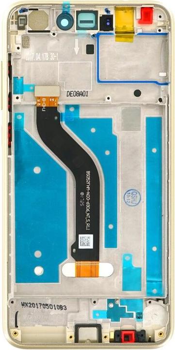 Actual product image OEM Display unit + frame for Huawei P8 lite 2017 gold (Huawei P8 Lite (2017))