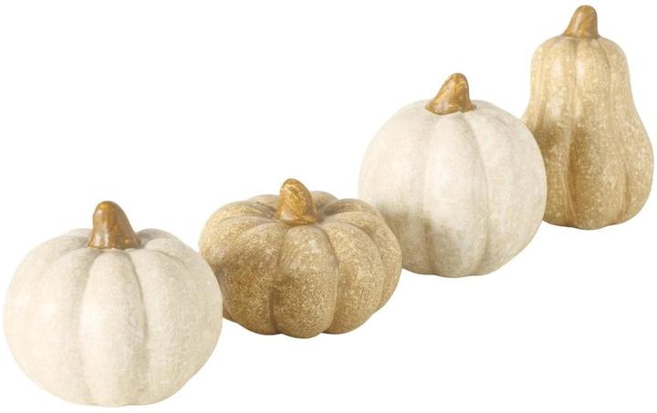 Boltze Home Boltze Aufsteller Kübis-Set Pumpky Keramik, 6.5 x 5.5 cm