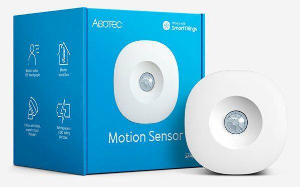 Actual product image Aeotec SmartThings Motion Sensor (40 m)