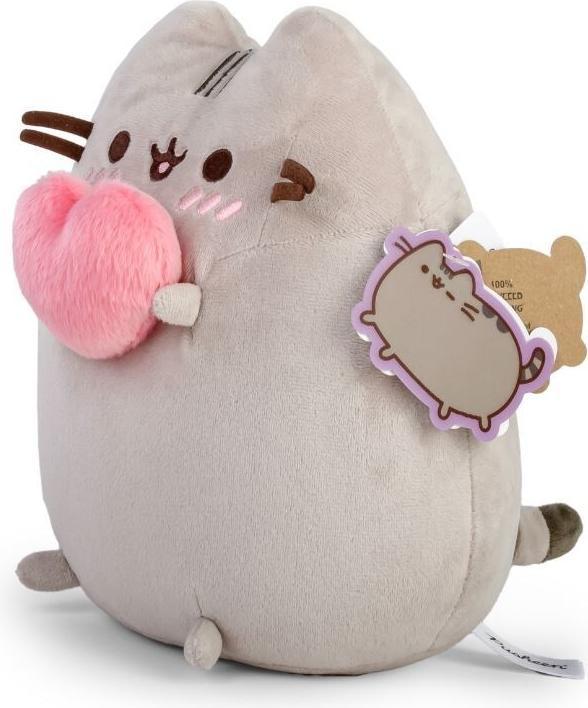 Productafbeelding Pusheen - Pluche mascotte met hart, 24 cm (24 cm)