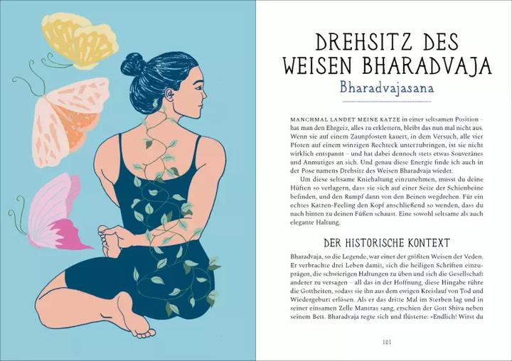 Produktbild Krieger, Hund und Sonnengruss – Legenden und Mythen des Yoga in 30 Posen (Deutsch, Lucy Greeves, Christiane Burkhardt, Amanda León, 2023)