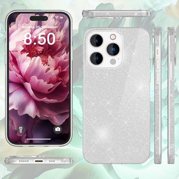Actual product image Nalia Glitter cover (Apple iPhone 15 Pro)