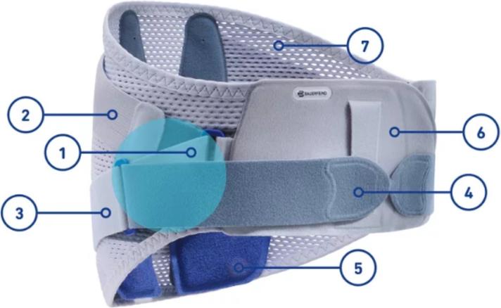 Produktbild Bauerfeind Grösse 2, Beckenumfang 90-100cm (1 Stk) (2)