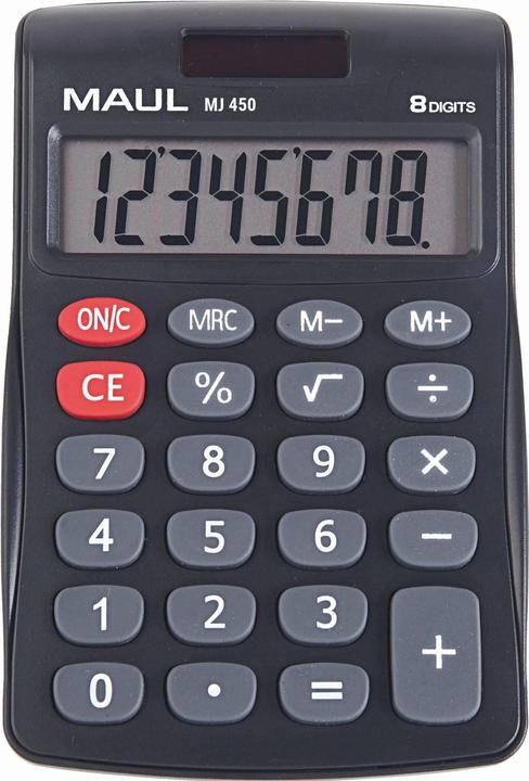 Immagine prodotto Maul Calcolatrice MJ450 Junior Nero (Celle solari)