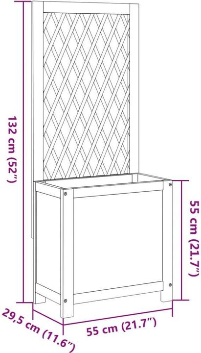 Produktbild vidaXL Pflanzgefäss