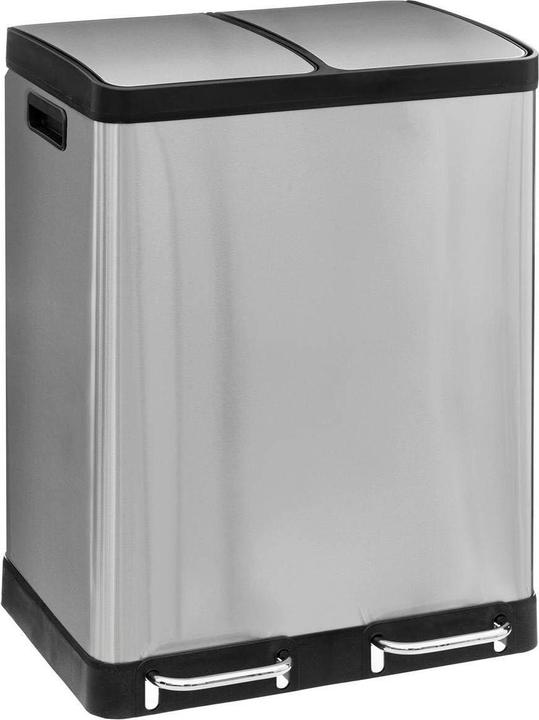 Actual product image 5Five Sorting bin with 2 compartments - stainless steel (30 l)