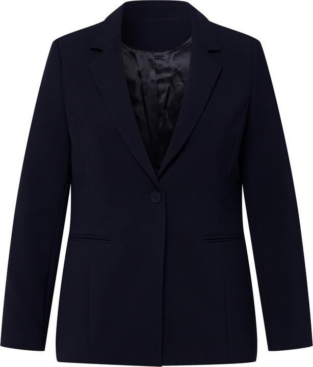 Immagine prodotto Ulla Popken Blazer con punto decorativo, revers, tasche a filetto (44)