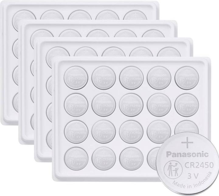 Actual product image Panasonic Knopfzelle CR 2450 3 V 300 St. 620 mAh Lithium CR2450 (300 pcs., CR2450, 620 mAh)