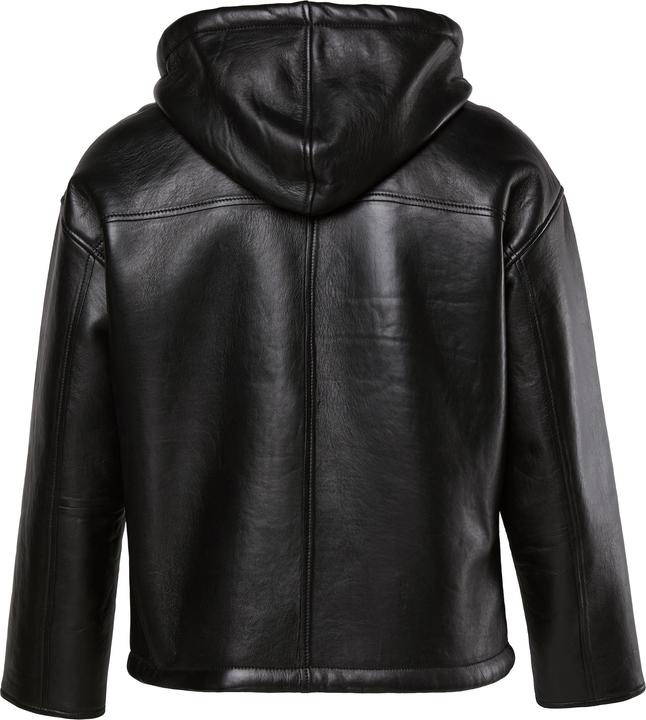 Produktbild Sthuge Lederjacke, Lammnappa-Leder, Kapuze, Teddyfutter, bis 7 XL (4XL)