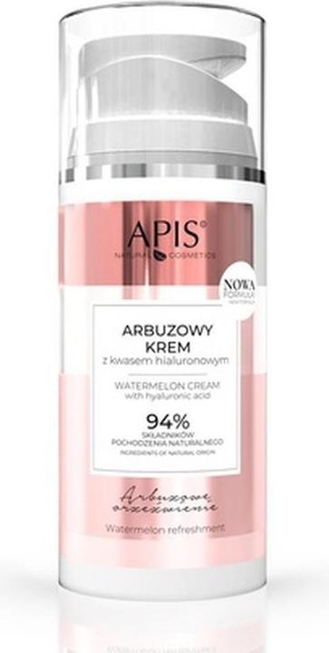 Apis Natural Cosmetics Apis Crema viso rinfrescante all'anguria con acido ialuronico 100 ml (100 ml, Crema 24h)