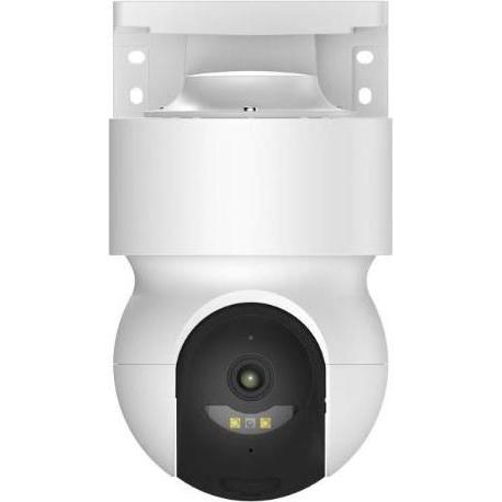 iGet HOME Camera CS8 Bianco - Telecamera IP WiFi 2K ruotabile, visione notturna, audio, IP65,, Telecamera di rete, Bianco