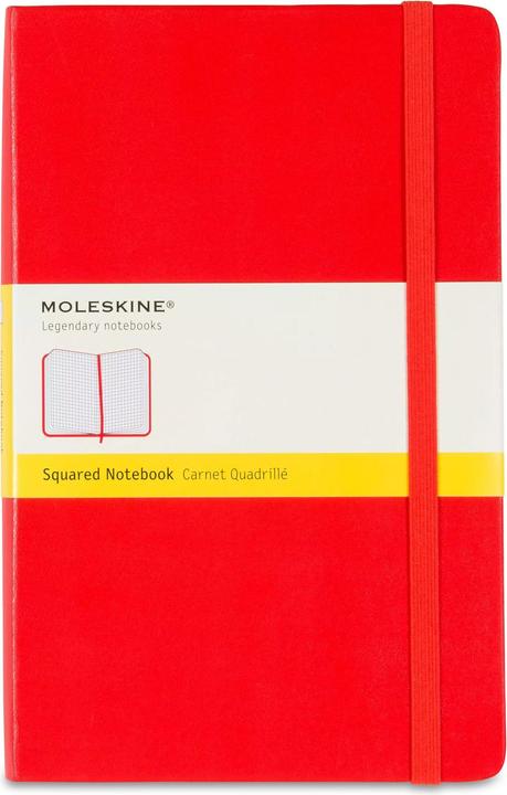 Moleskine Notitieboekje in het kwadraat, harde kaft (A5, Gecontroleerd, Hardcover)
