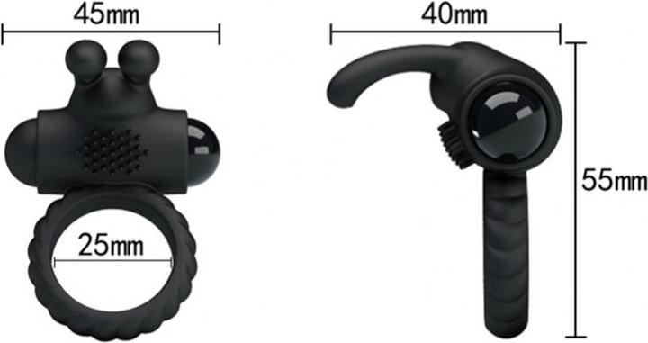 Produktbild Crazy Bull Eudora - Vibrating Cock Ring (2.50 cm)