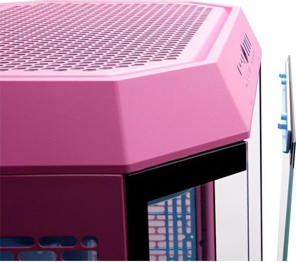 Produktbild Thermaltake The Tower 600 (pink, Tempered Glass x 3) (Mini-ITX, ATX, mATX)