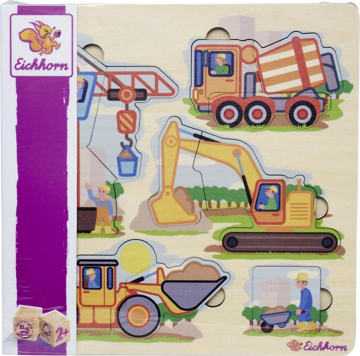 Eichhorn EH Baufahrzeuge Puzzle (12 Teile)