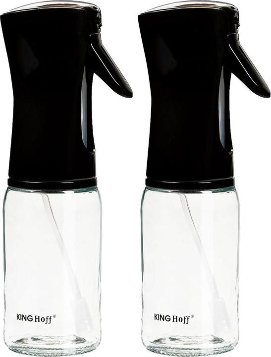 Produktbild King 2er-Set SprÃ¼hflasche fÃ¼r Ã–l, Essig oder Wasser (190 ml)