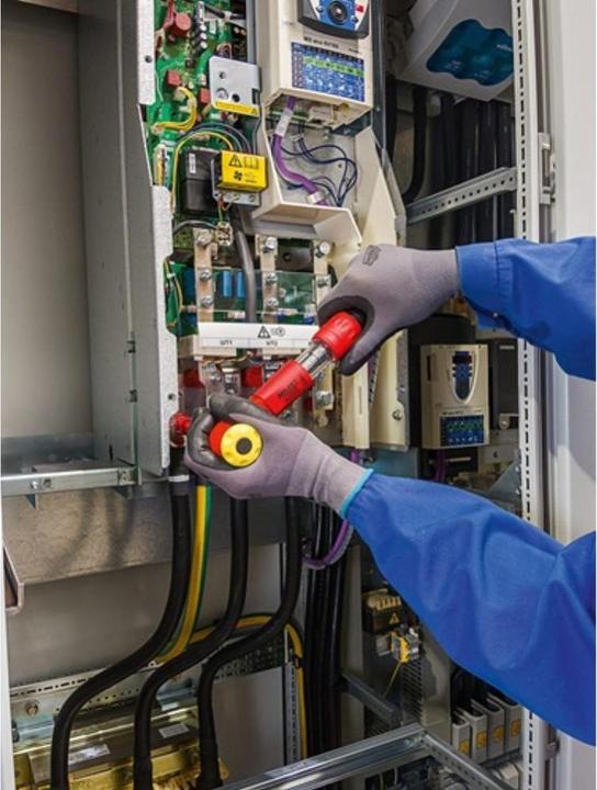 Produktbild HAZET Drehmomentschlüssel ∙ schutzisoliert 5108KV ∙ Nm min-max: 2 - 10 Nm ∙ Toleranz: 6% ∙ Vierkant… (3/8", 2 Nm, 10 Nm)