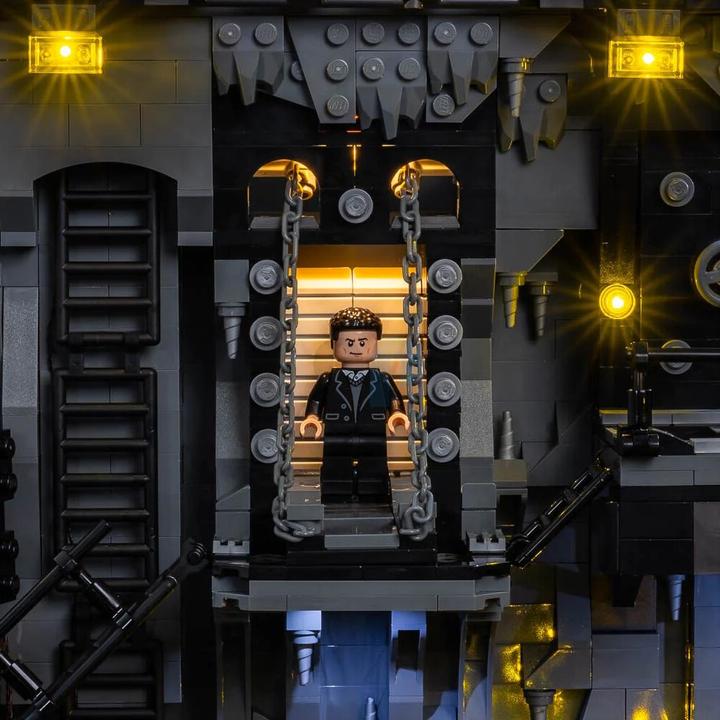 Actual product image Light my bricks LEGO® DC Batcave Shadow Box #76252 Light Kit