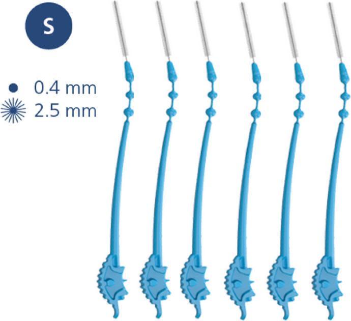 Actual product image Paro slider refill-brushes S (6 x, 2.50 mm)