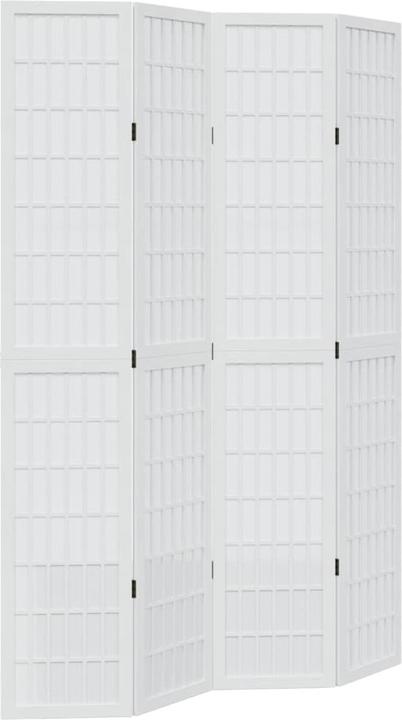 Valeurs nutritives et ingrédients vidaXL Séparation de pièce Paravent Paroi espagnole 4 pcs. blanc bois massif
