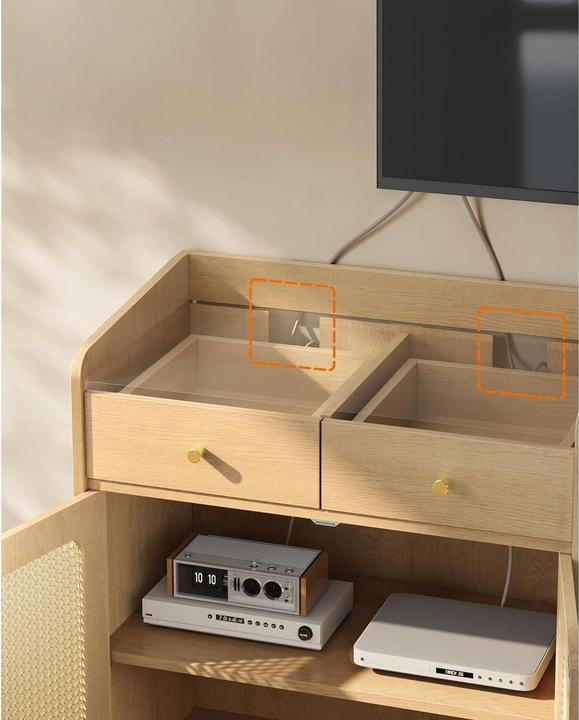 Produktbild Vasagle Kommode, Weiss (70 x 40 x 90 cm)