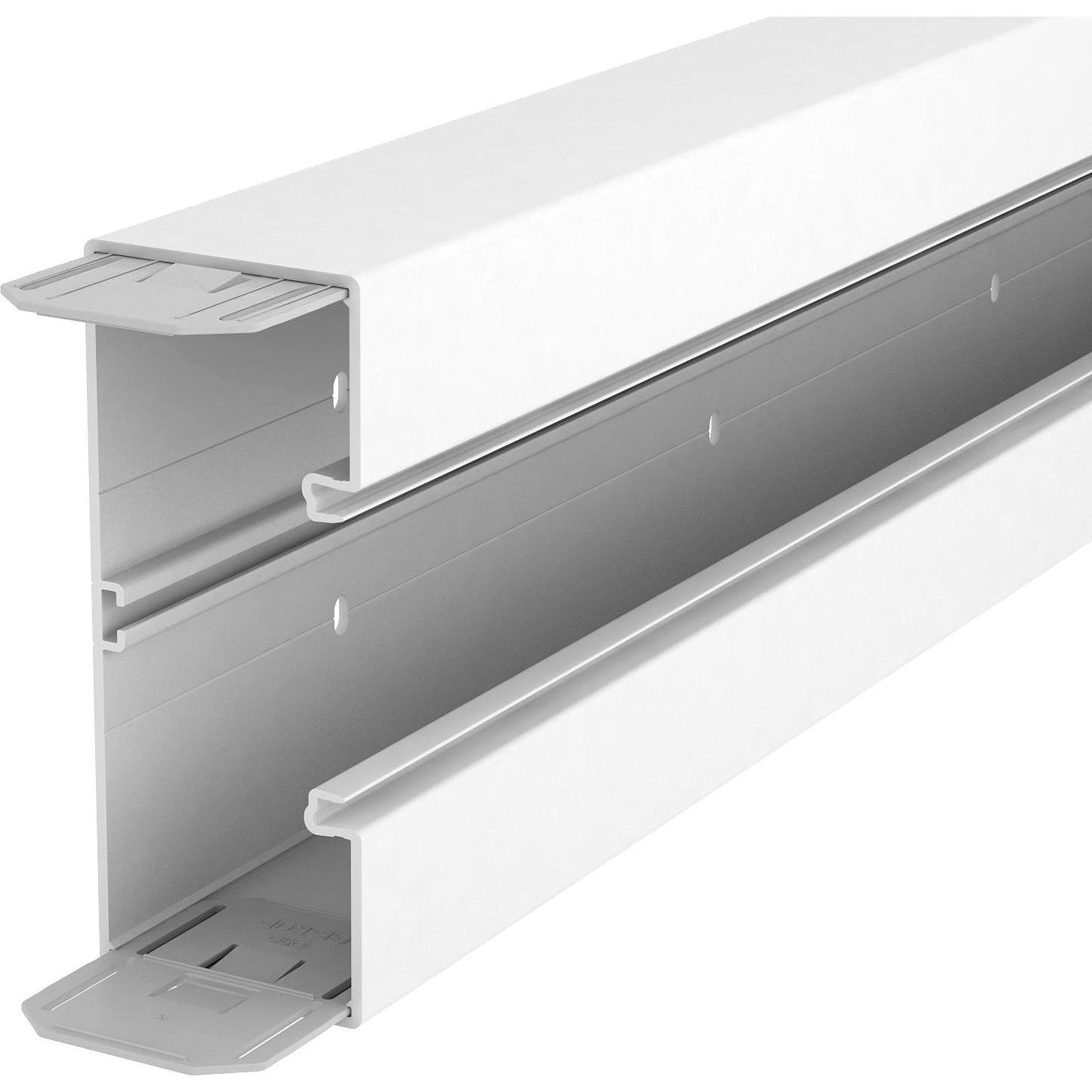 OBO Bettermann, Leitungsführung, OBO GKH-70170RW GerÃ¤teeinbaukanal halogenfrei mit Bodenlochung reinweiÃ (200 cm)
