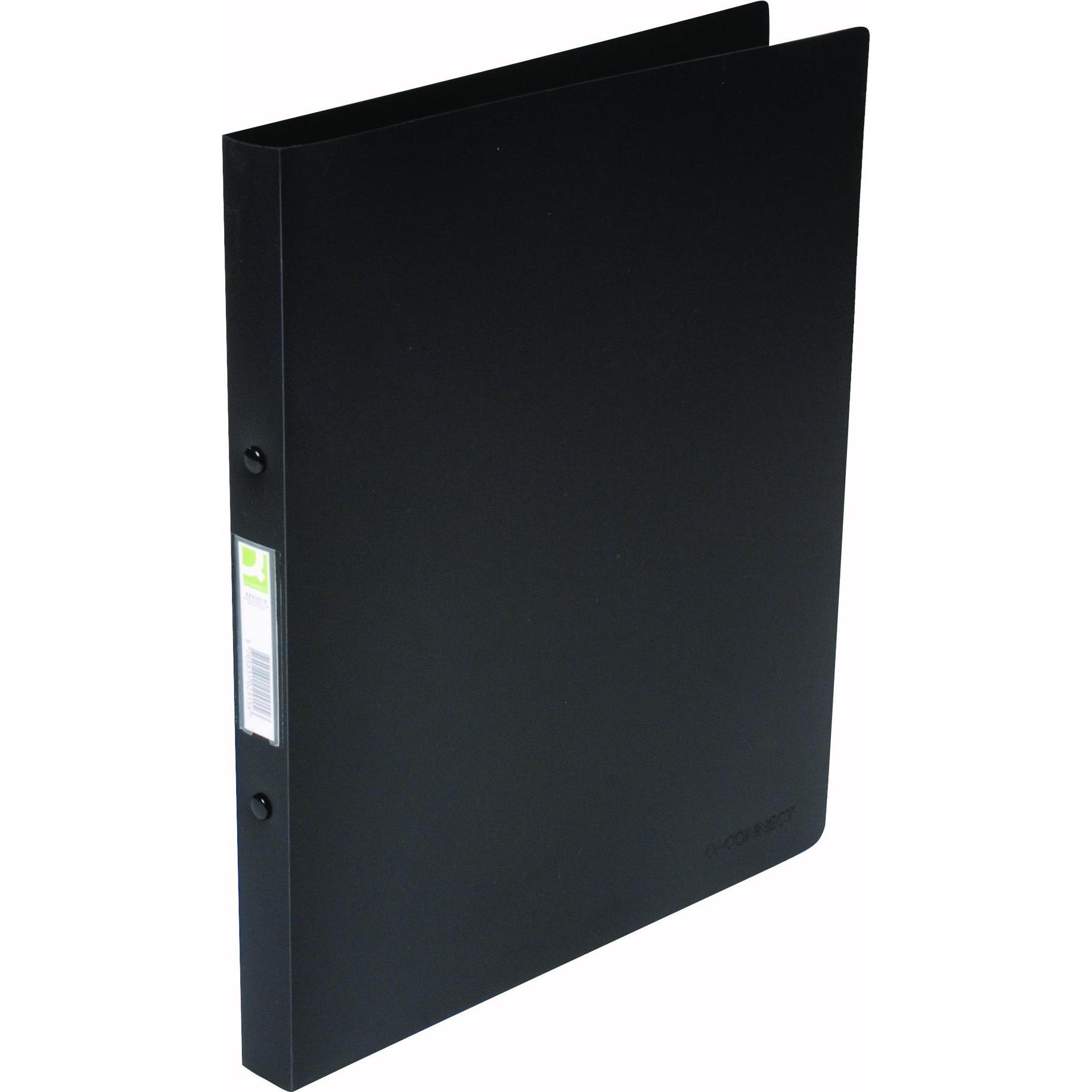 Q-Connect, Ordner, Ringmappe 16 mm A4 schwarz (A4, 1 x)