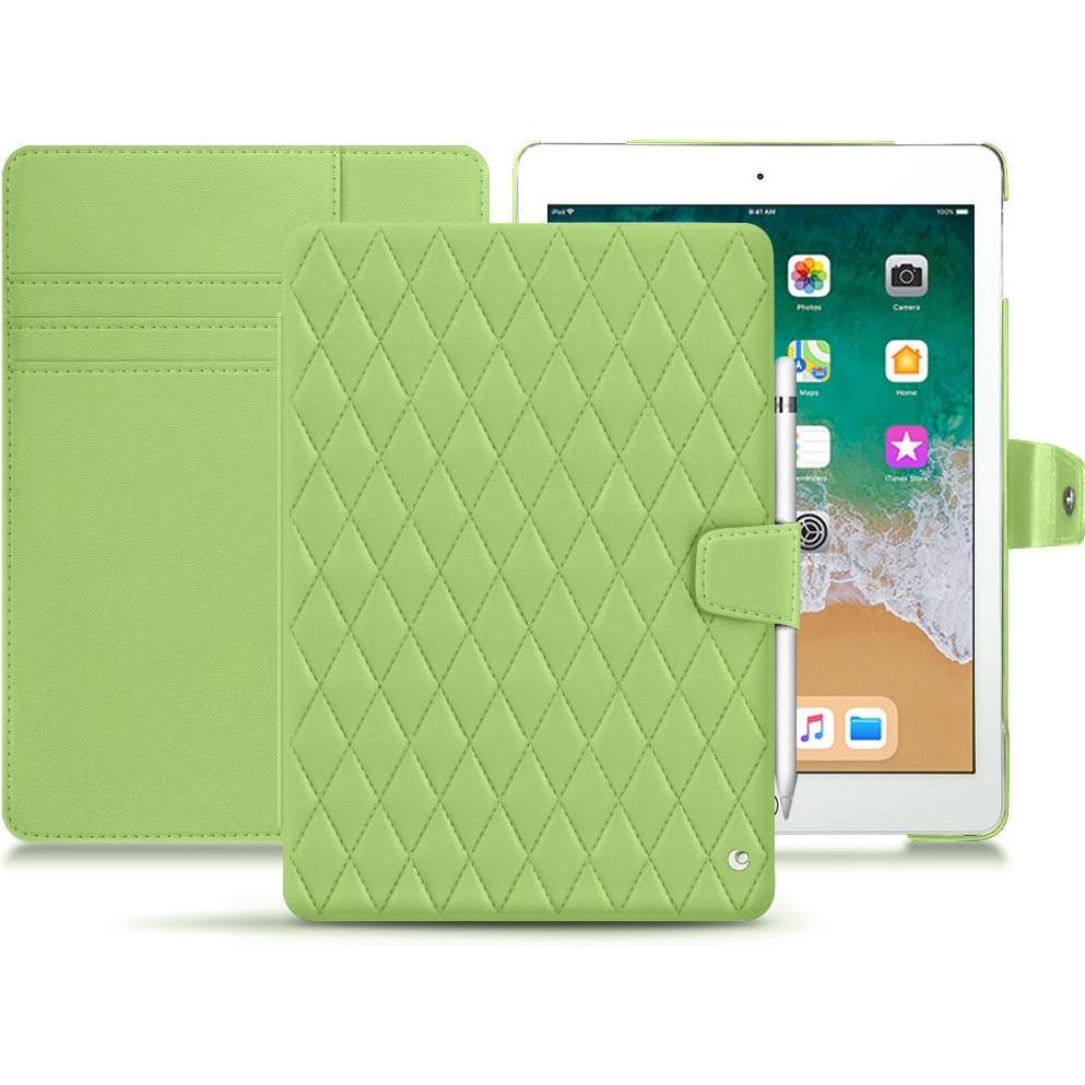 Noreve Lederschutzhülle Wallet (iPad 9.7), Tablet Hülle, Grün