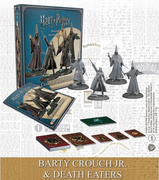 Produktbild Warner Bros Harry Potter: Tabletop Miniaturen Wizarding Wars Barty Crouch Jr. & Todesse (EN) (Kunststoff)